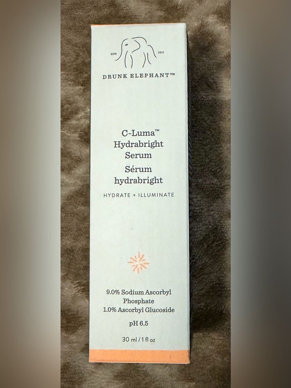 Drunk Elephant C-Luma Hydrabright Serum 1 oz - Full Size; new/authentic/unopened
